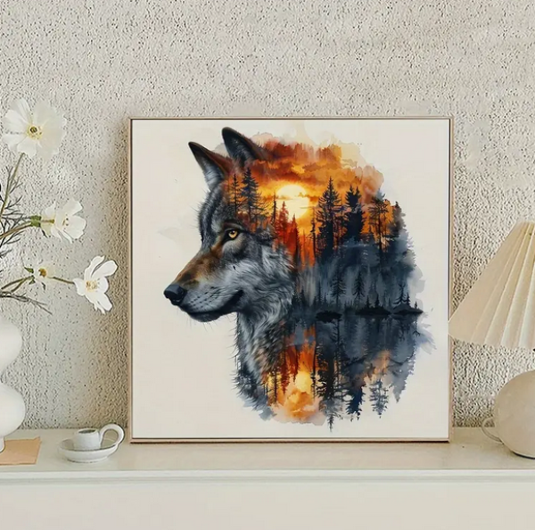 Diamond Painting Wolf